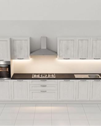 CUCINA MODERNA LINEARE  VINTAGE+ ELETTRODOMESTICI