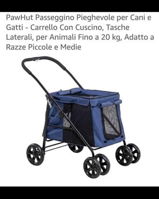 passeggino per cani 