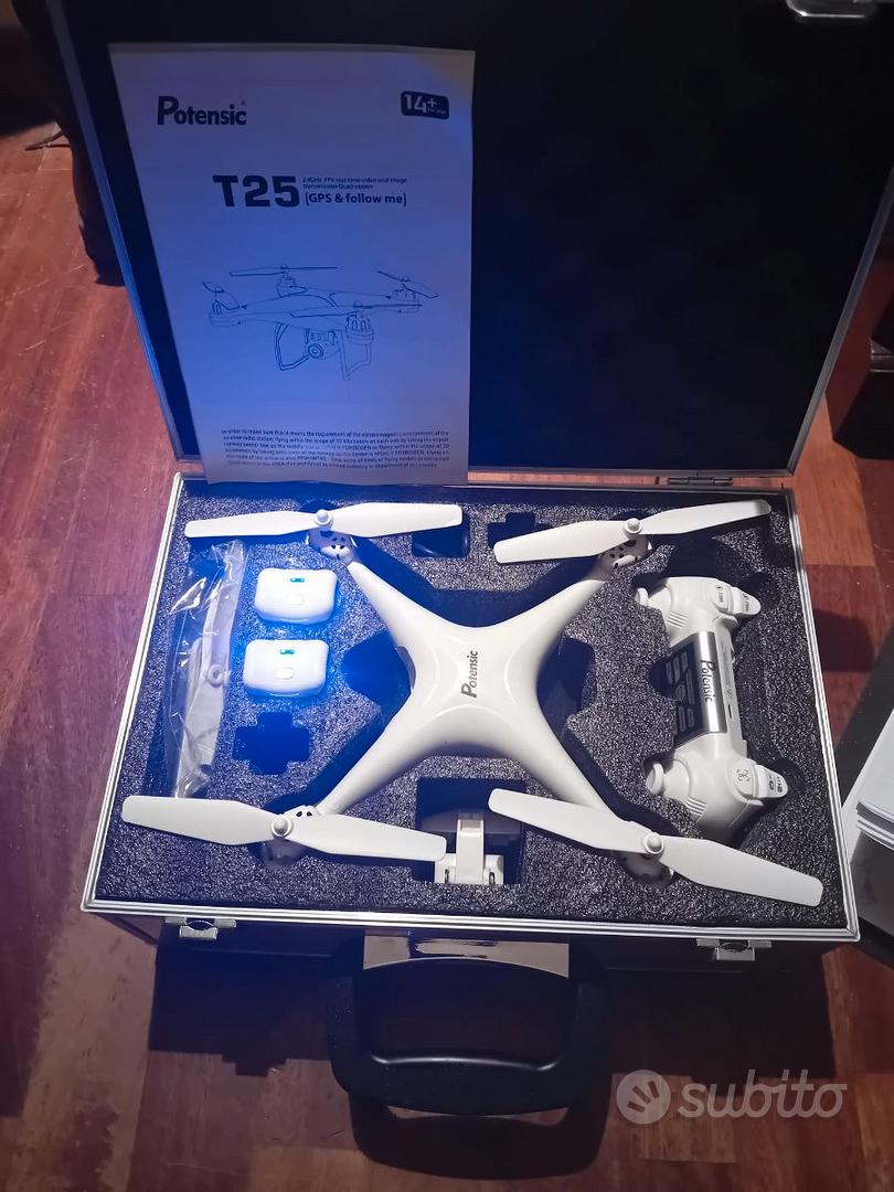 DRONE POTENSIC T25 con valigetta e 2 batteri - Fotografia In