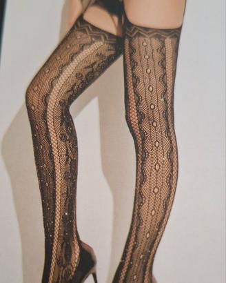 Collant donna cavallo aperto 