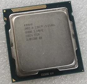 Processore Intel I5 2500K  3,3 GHz