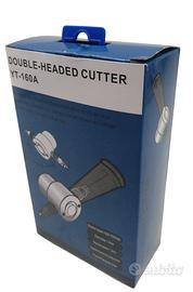 Roditrice con doppia testa per taglio lamiera atta