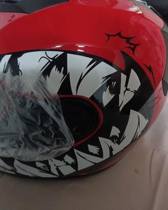 casco taglia M nuovo rosso 