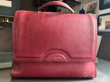 Borsa Piquadro in pelle bordeaux