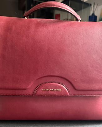 Borsa Piquadro in pelle bordeaux