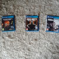 Giochi ps4 Rainbow six , Minecraft, Black ops 3