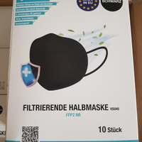 50 Mascherine FFP2 Nere