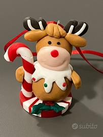 Addobbo Natale Renna con Caramella