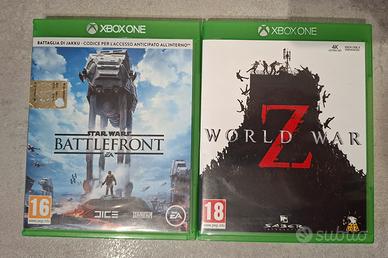 XBOX ONE: WORLD WAR Z E STAR WARS-BATTLE FRONT