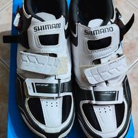 scarpe  ciclismo SPD Shimano SHM089W bianca tg.41