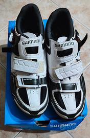 scarpe  ciclismo SPD Shimano SHM089W bianca tg.41