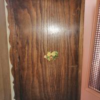 Copri contatore di legno tinta mogano