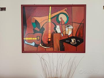 Quadro "  Musica e caffe "