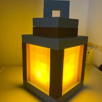 Lampada lanterna Minecraft