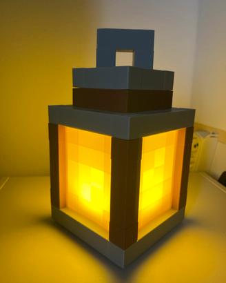Lampada lanterna Minecraft