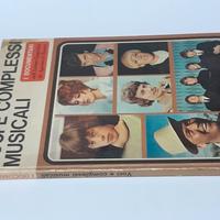 cartonato gigante su musicisti cantanti anni 60