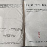 BIBLE de JERUSALEM  tascabile in francese