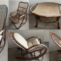 SET MOBILI DA VERANDA IN RATTAN _ VIMINI