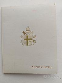 Monete Città del Vaticano 1986 argento