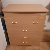 Cassettiera per fasciatoio CAM neonato – 4 cassett