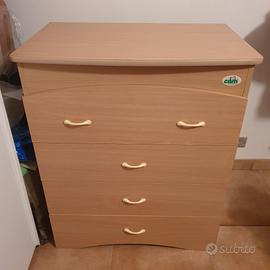 Cassettiera per fasciatoio CAM neonato – 4 cassett