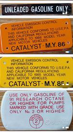Adesivi e placche  Alfa Romeo Duetto gtv6 america