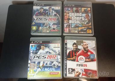 Lotto giochi Sony Playstation 3 con GTA 5 e PES