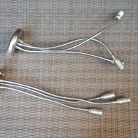 Lampade a soffitto o parete flessibili in metallo