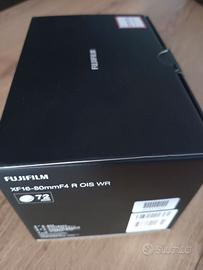 Scatola Fujifilm XF 16-80 f4 R OIS WR