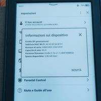 kindle 8 generazione NO PAPERWHITE