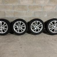 4 Cerchi in lega OPEL 16” con pneumatici estivi