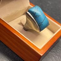 Anello etnico con turchese
