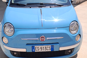 500c decapottabile di colore unico