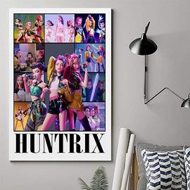 Poster Huntrix Kpop Demon Hunters – 30x45cm – Nuov