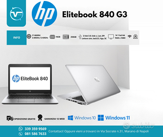 Hp Elitebook 840 G3 i7 16Gb 256Gb SSD - 14"