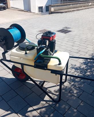 MOTOCARRIOLA CON AVVOLGITUBO E LANCIA