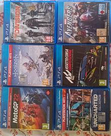 Lotto di giochi per PS4. Prezzo trattabile