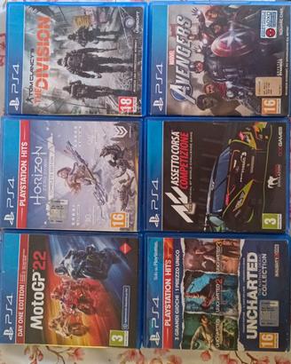 Lotto di giochi per PS4. Prezzo trattabile