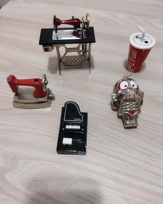 5 accendini da collezione vintage 