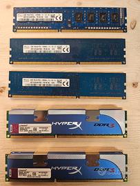 Maxi blocco RAM DDR3 e DDR2 per PC fissi e portati