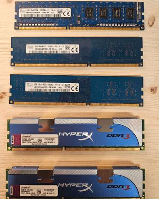 Maxi blocco RAM DDR3 e DDR2 per PC fissi e portati