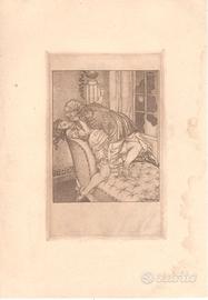 stampa quadro scena galante