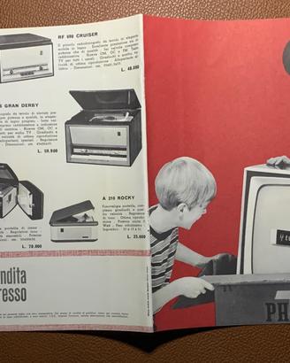 1962 PUBBLICITA' VINTAGE PHONOLA