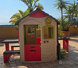 Casetta Chicco Smoby accessoriata