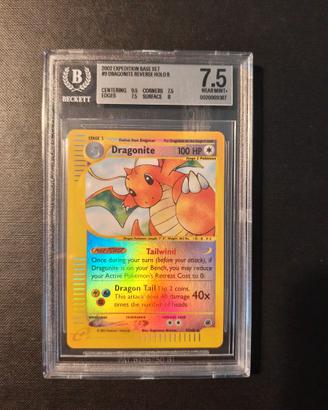 Dragonite reverse holo #9 Expedition - BGS 7.5