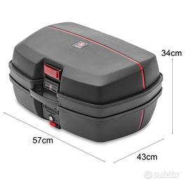 1 Bauletto Moto Bagtecs TB8 45 Litri Top Case 