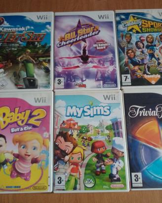 6 Giochi Nintendo Wii (PAL) Completi