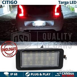 Luci Targa LED per Skoda Citigo Omologata Canbus