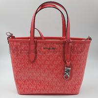 BORSA DONNA MK ROSA E POCHETTE TRACOLLA