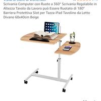 Scrivania da letto/divano nuova